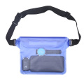 Clear PVC Transparent Portable Cell Phone Waterproof Beach Fanny Pack Waist bag
